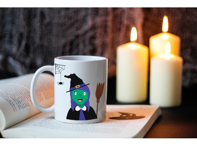 Cute Witch Ceramic Mug